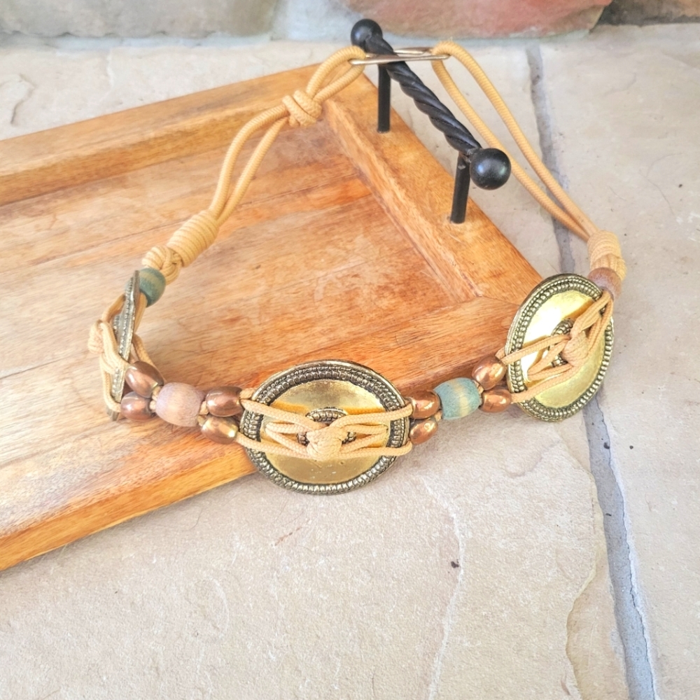 Vintage Southwestern medallion belt small